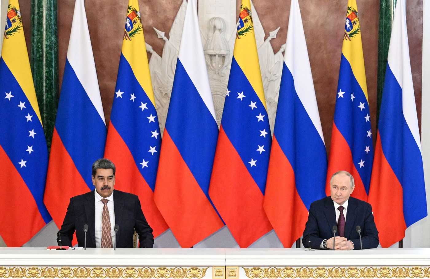 Встреча президента РФ В. Путина и президента Венесуэлы Н. Мадуро