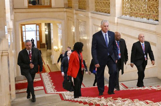 Встреча президента РФ В. Путина и президента Кубы М. Диас-Канеля 
