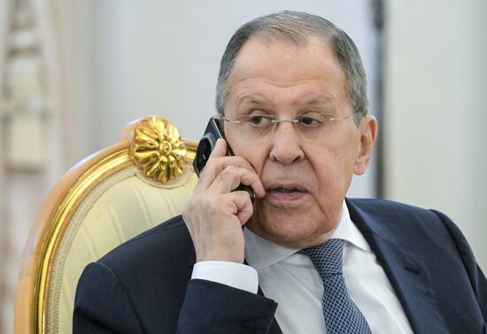 Встреча президента РФ В. Путина и президента Кубы М. Диас-Канеля 