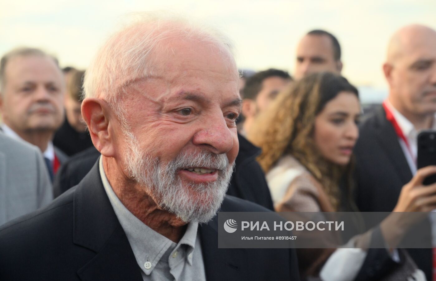 Прилет президента Бразилии Луиса Инасиу Лулы да Силвы в Москву для участия в праздновании 80-летия Победы