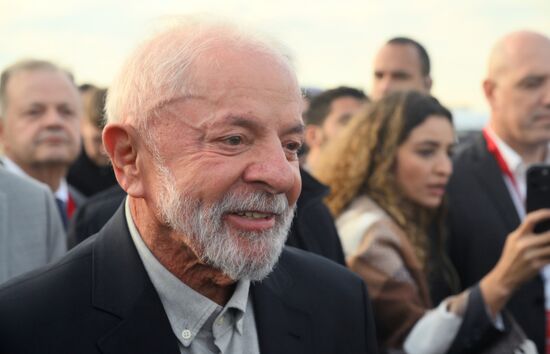 Прилет президента Бразилии Луиса Инасиу Лулы да Силвы в Москву для участия в праздновании 80-летия Победы