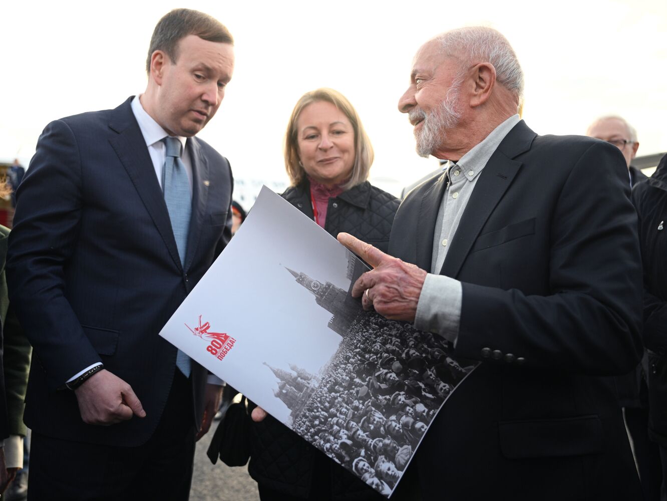 Прилет президента Бразилии Луиса Инасиу Лулы да Силвы в Москву для участия в праздновании 80-летия Победы