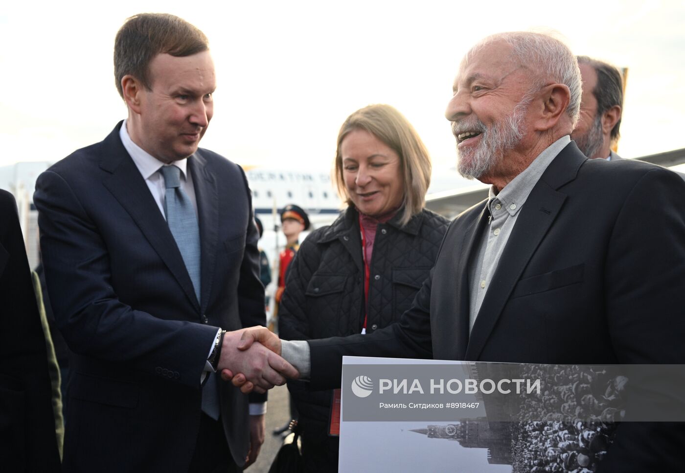 Прилет президента Бразилии Луиса Инасиу Лулы да Силвы в Москву для участия в праздновании 80-летия Победы