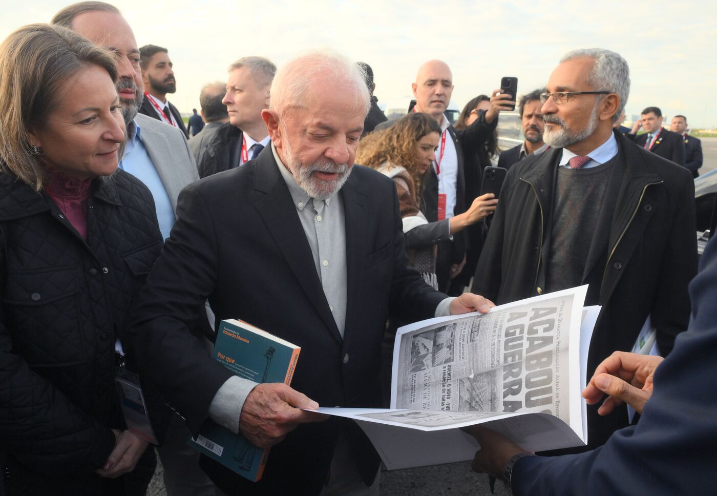 Прилет президента Бразилии Луиса Инасиу Лулы да Силвы в Москву для участия в праздновании 80-летия Победы