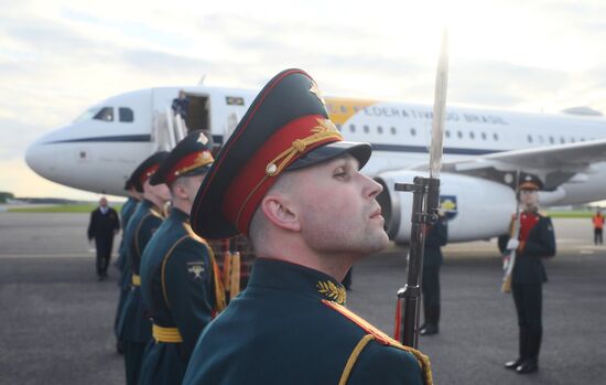 Прилет президента Бразилии Луиса Инасиу Лулы да Силвы в Москву для участия в праздновании 80-летия Победы