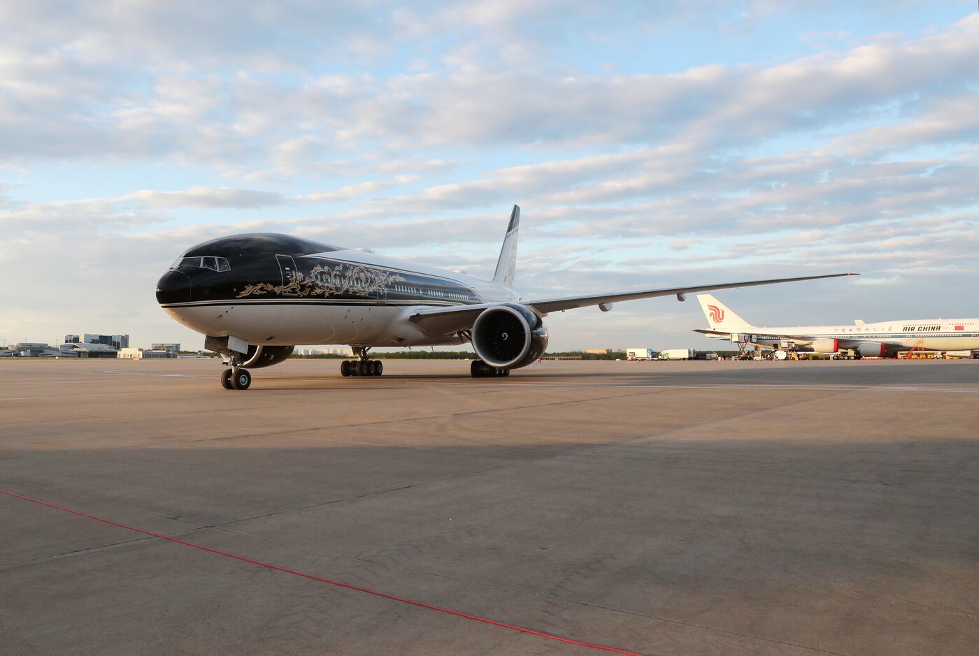 Прилет президента Республики Экваториальная Гвинея Теодоро Нгема Мбассо в Москву для участия в праздновании 80-летия Победы