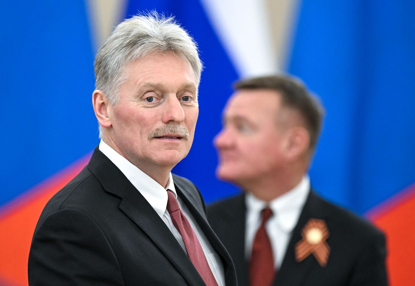 Встреча президента РФ В. Путина и президента Монголии У. Хурэлсуха