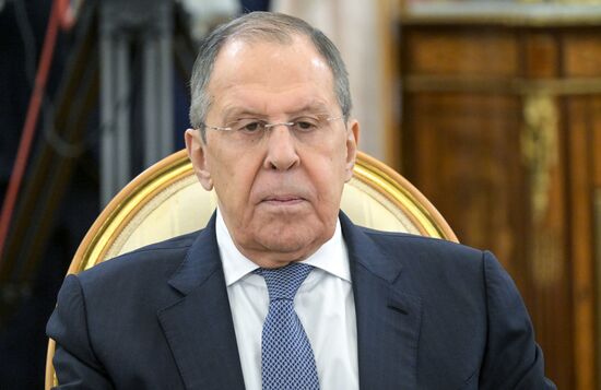 Встреча президента РФ В. Путина и президента Монголии У. Хурэлсуха