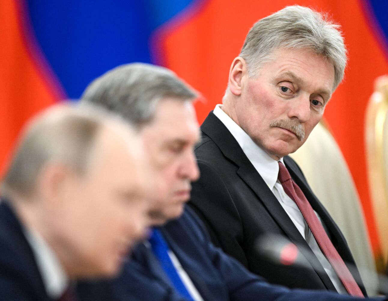 Встреча президента РФ В. Путина и президента Монголии У. Хурэлсуха
