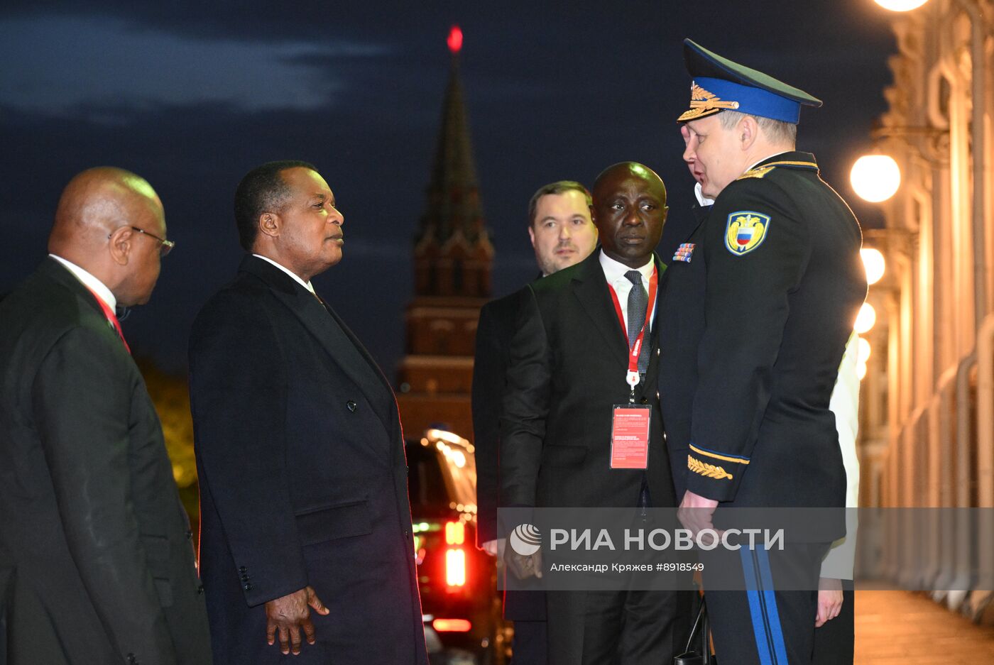 Встреча президента РФ В. Путина и президента Республики Конго Д. Сассу-Нгессо