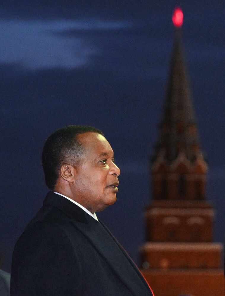 Встреча президента РФ В. Путина и президента Республики Конго Д. Сассу-Нгессо