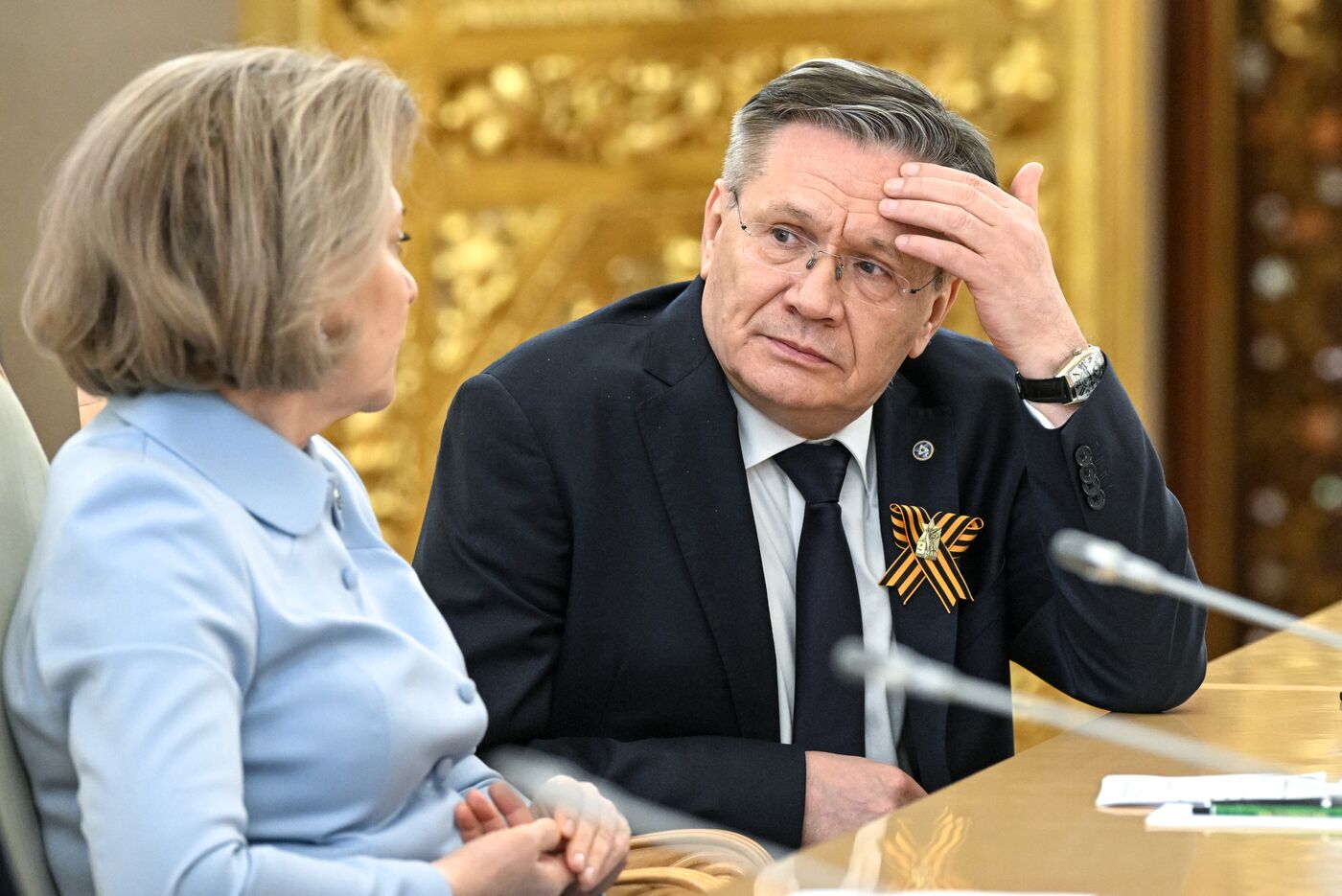 Встреча президента РФ В. Путина и президента Республики Конго Д. Сассу-Нгессо