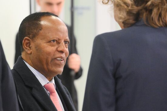 Прилет президента Эфиопии Тайе Ацке-Селассие в Москву для участия в праздновании 80-летия Победы