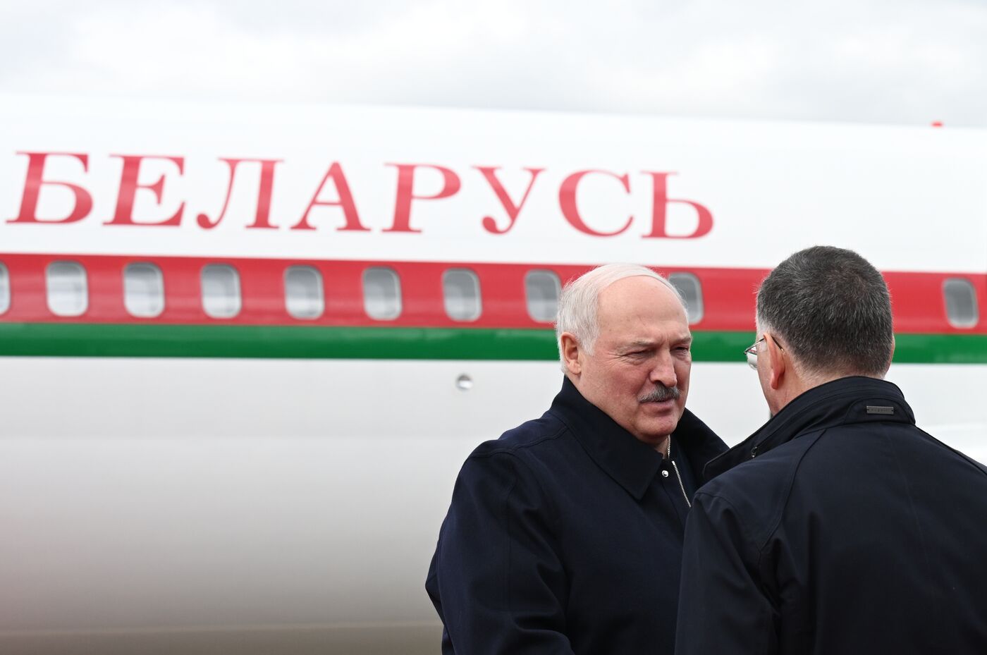 Прилет президента Белоруссии Александра Лукашенко в Москву для участия в праздновании 80-летия Победы
