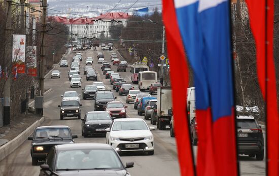 Город-герой Мурманск. Место: Россия, Мурманск. Автор: Артем Пряхин/РИА Новости. Город-герой Мурманск