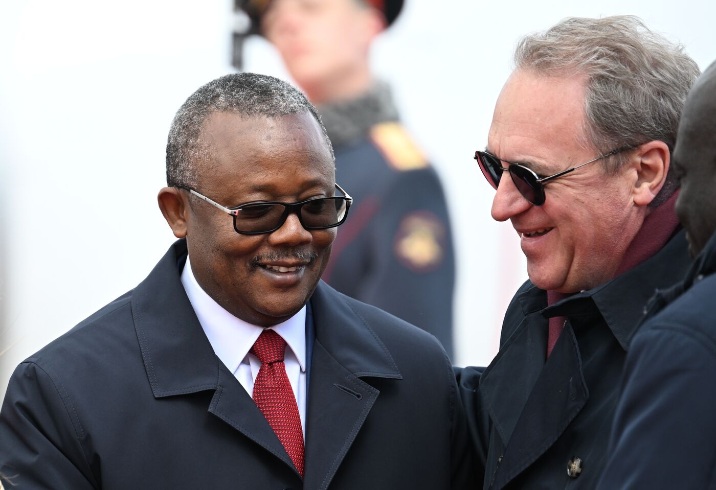 Прилет президента Республики Гвинея-Бисау Умару Сиссоку Эмбало в Москву для участия в праздновании 80-летия Победы