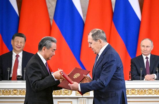 Официальный визит председателя КНР Си Цзиньпина в Россию