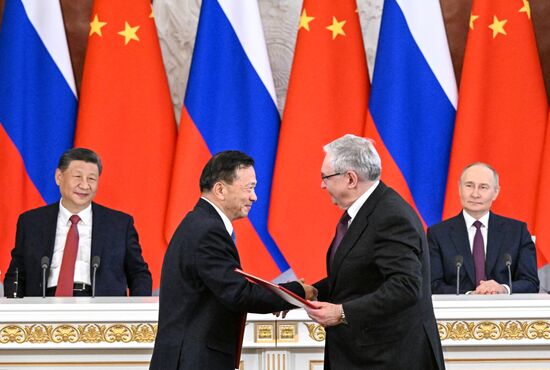 Официальный визит председателя КНР Си Цзиньпина в Россию