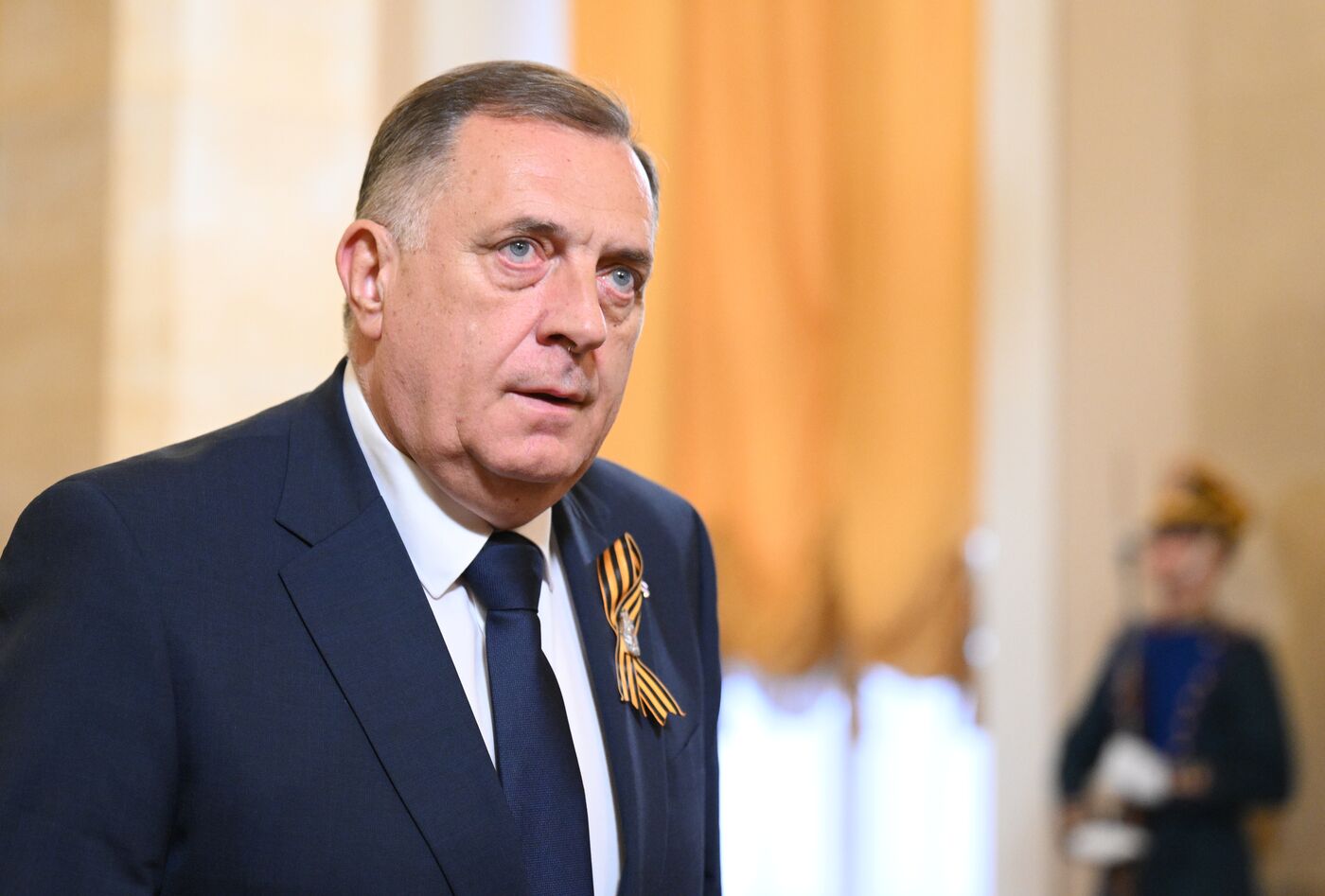 Прибытие глав иностранных делегаций в Кремль на праздничный концерт