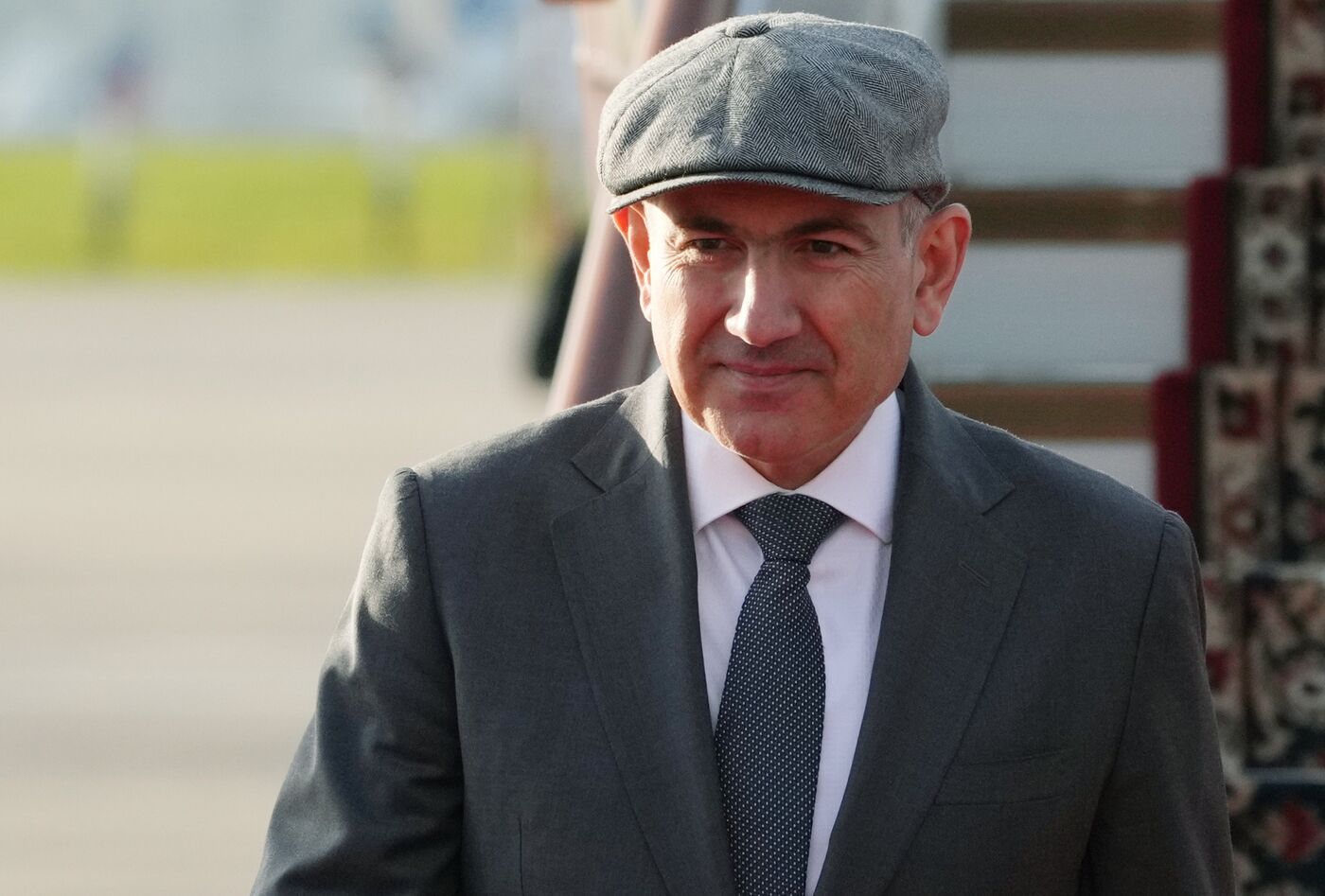 Прилет премьер-министра Республики Армения Никола Пашиняна в Москву для участия в праздновании 80-летия Победы