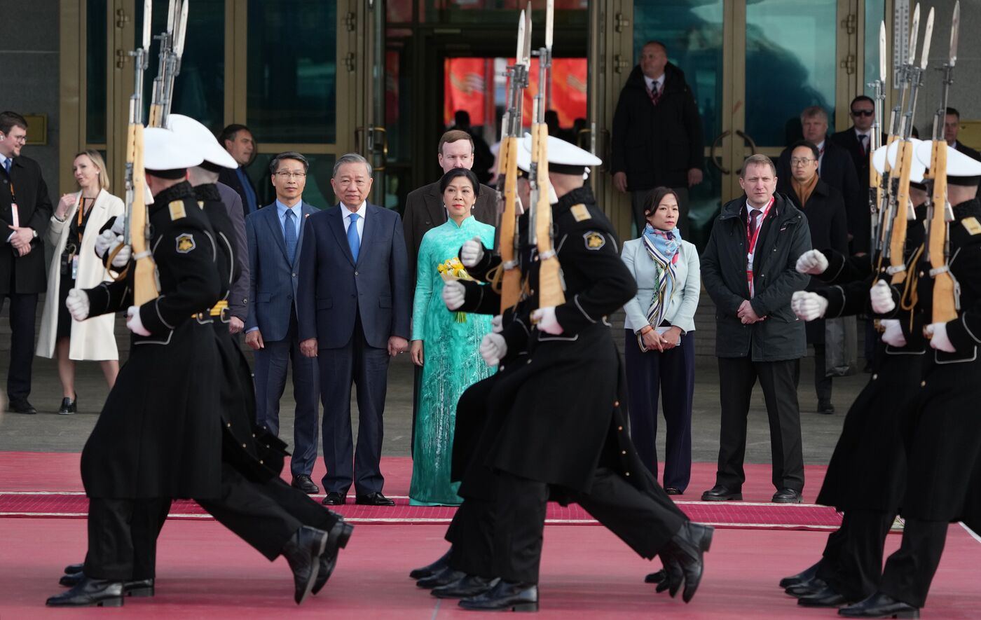 Официальный визит генсека Компартии Вьетнама То Лама в Россию
