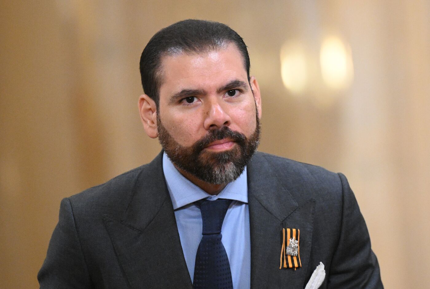 Прибытие глав иностранных делегаций в Кремль на праздничный концерт