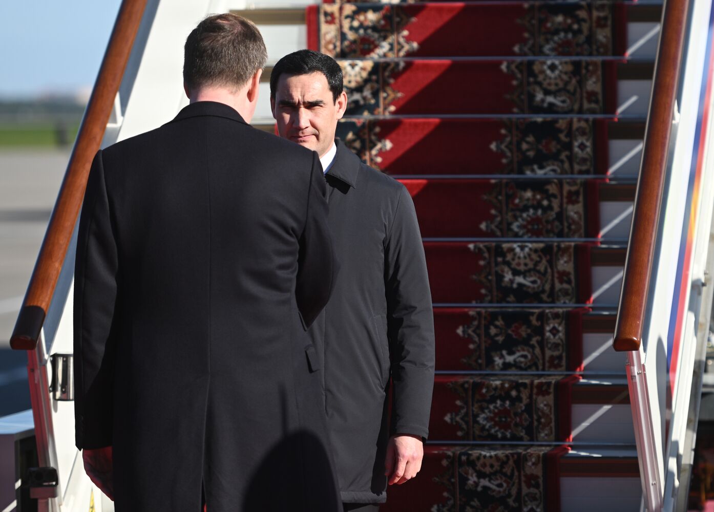 Прилет президента Туркменистана Сердара Бердымухамедова в Москву для участия в праздновании 80-летия Победы