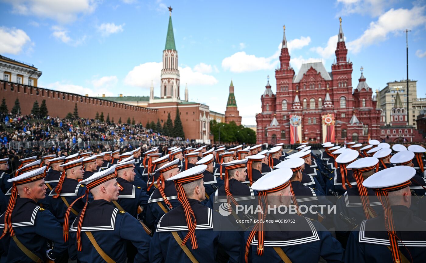 Москва. Военный парад, посвященный 80-летию Победы в Великой Отечественной войне