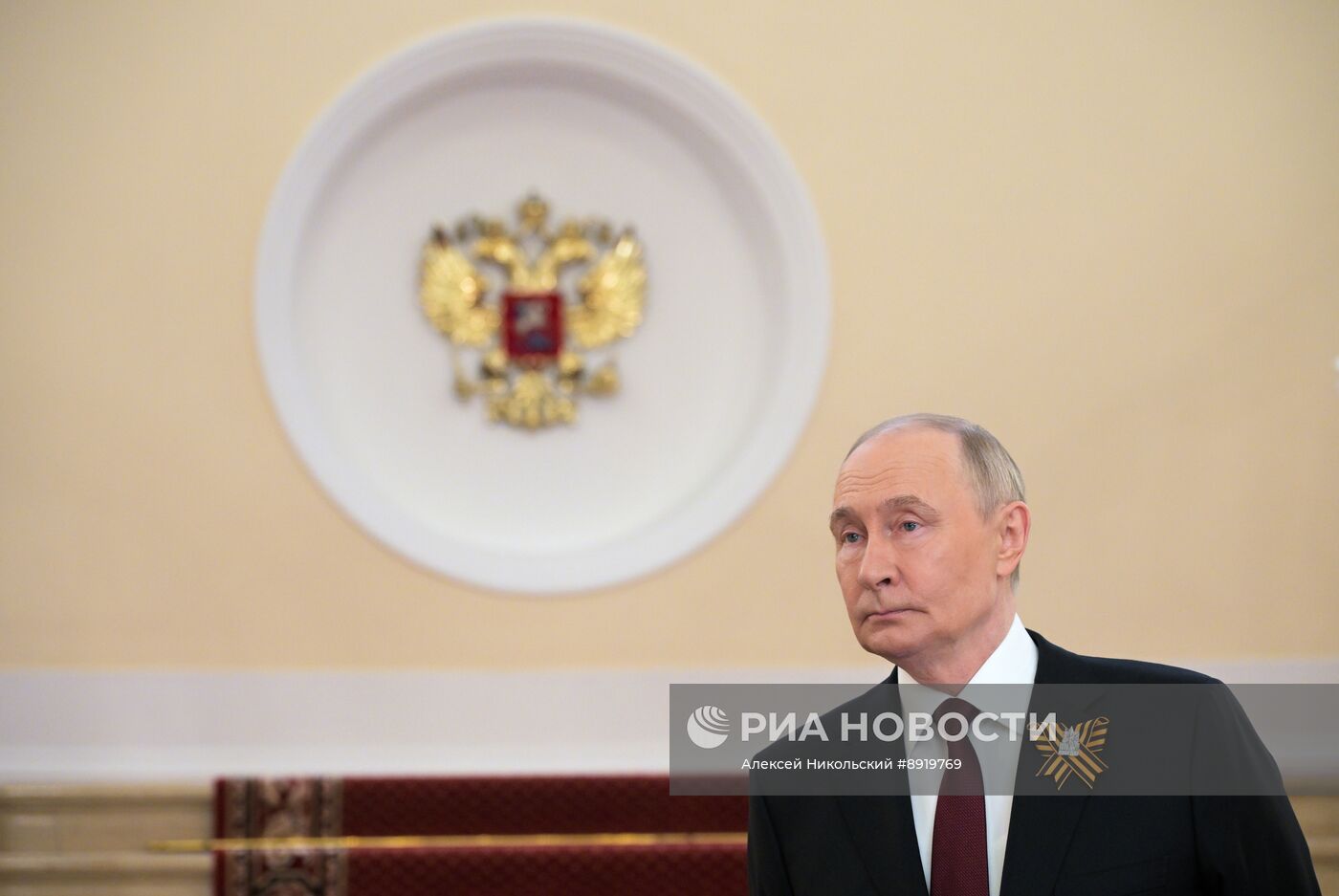 Встреча президента РФ В. Путина и иностранных лидеров