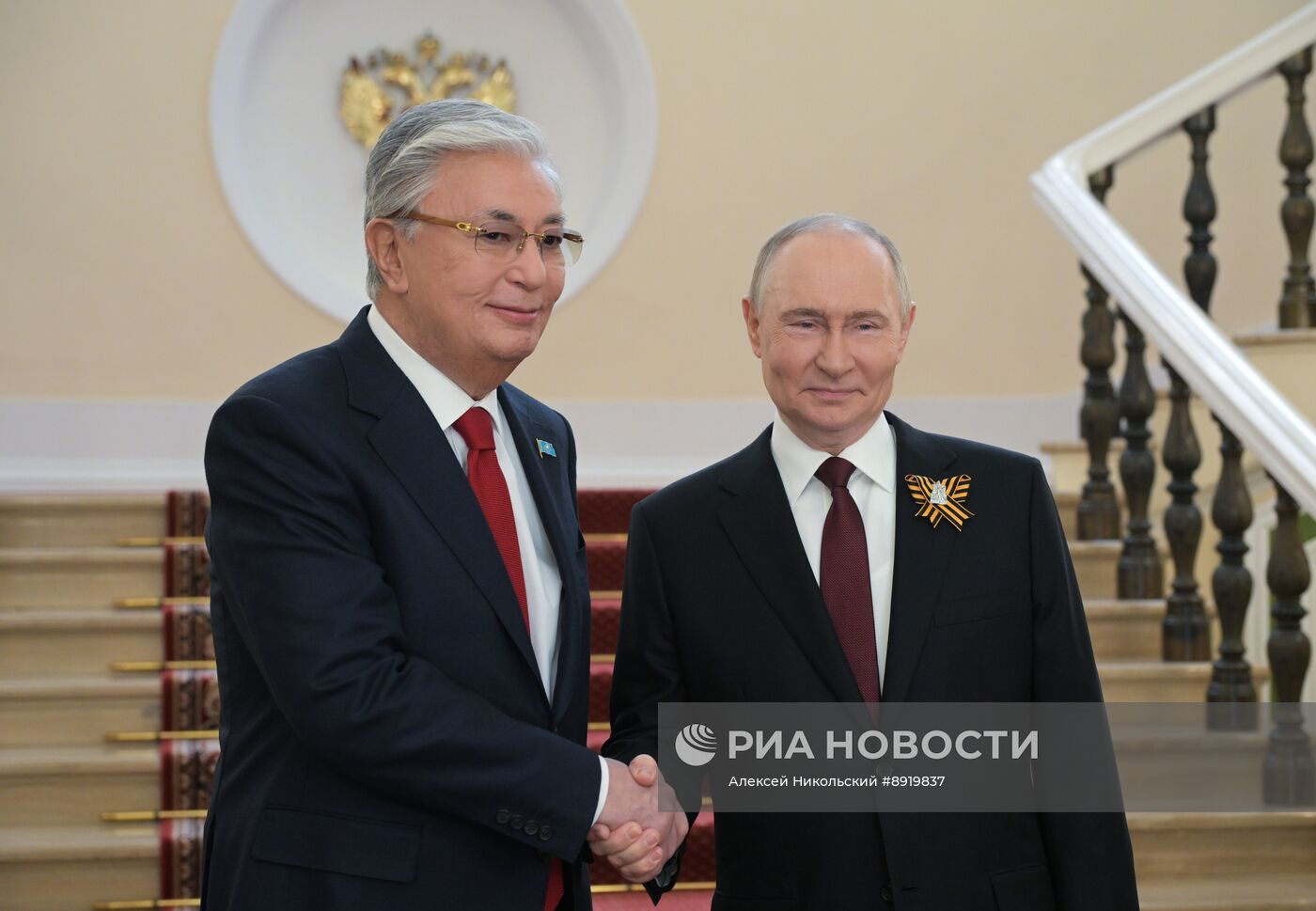 Встреча президента РФ В. Путина и иностранных лидеров