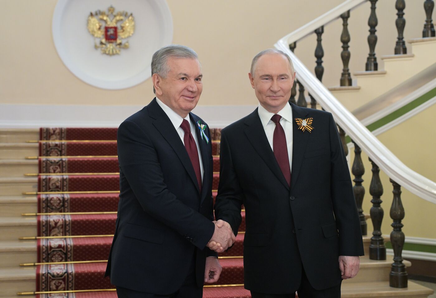 Встреча президента РФ В. Путина и иностранных лидеров