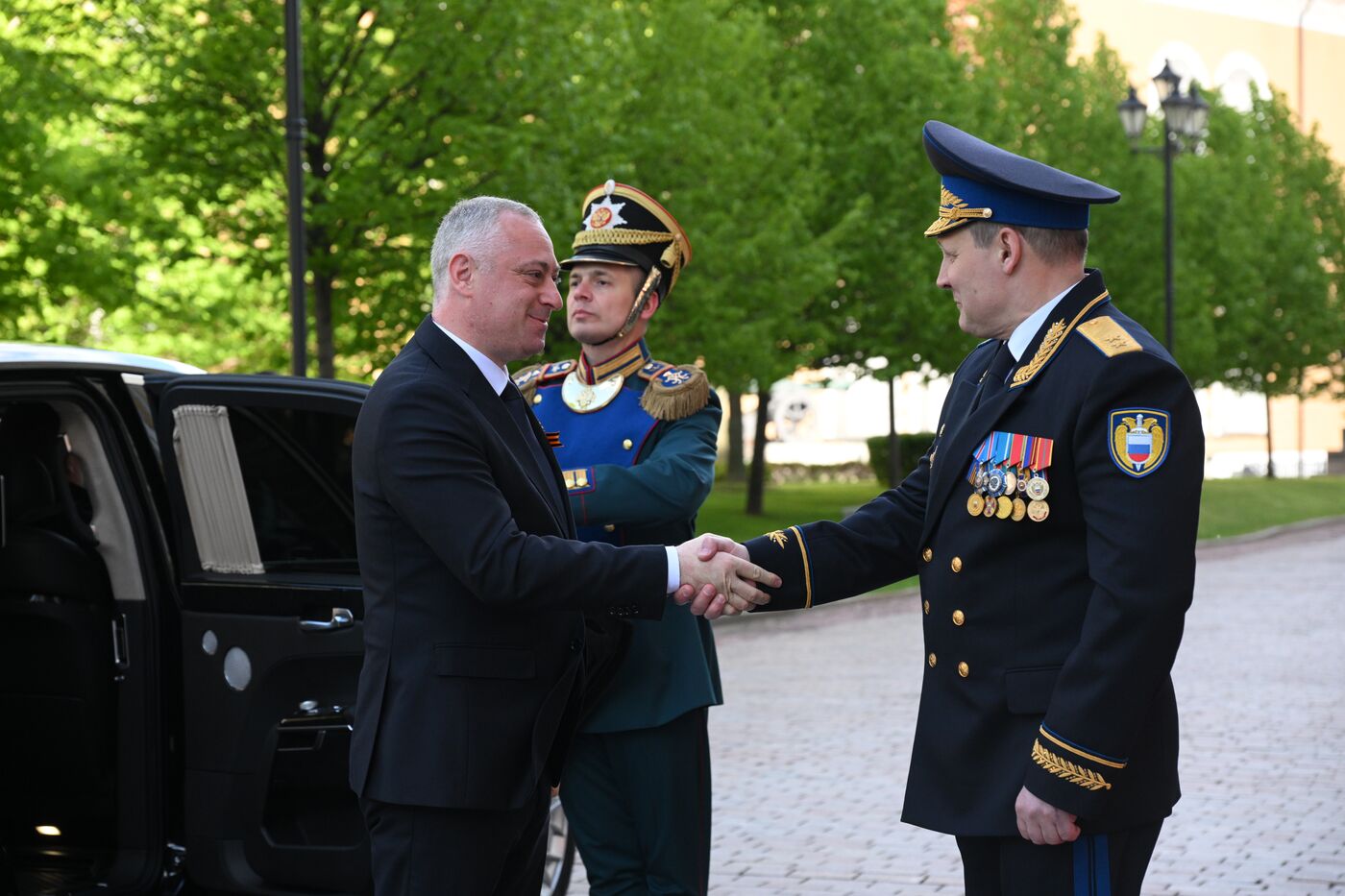 Встреча президента РФ В. Путина и иностранных лидеров