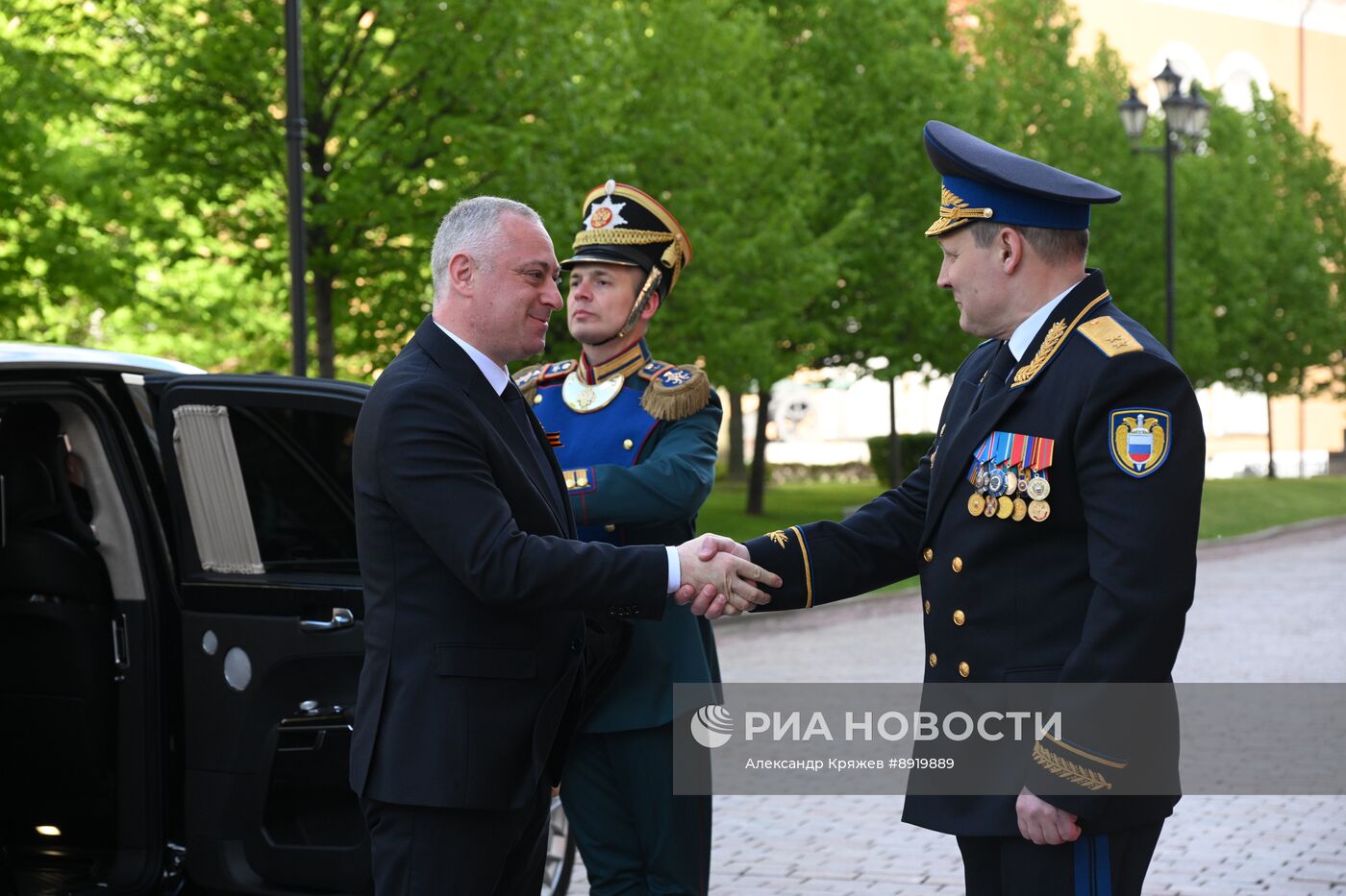 Встреча президента РФ В. Путина и иностранных лидеров