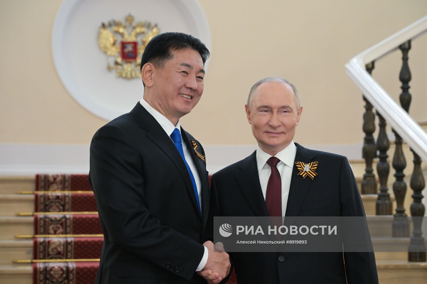 Встреча президента РФ В. Путина и иностранных лидеров