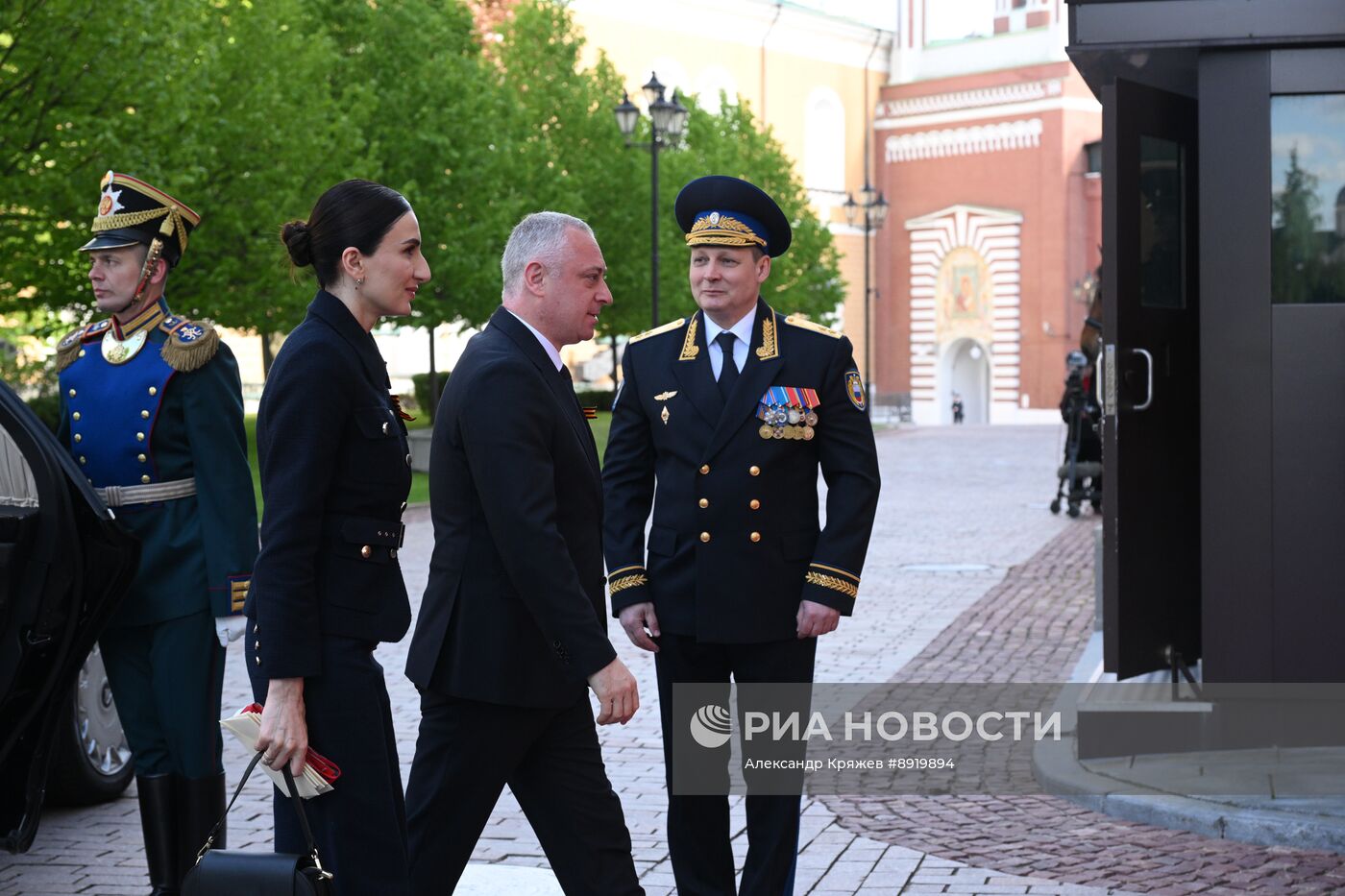 Встреча президента РФ В. Путина и иностранных лидеров