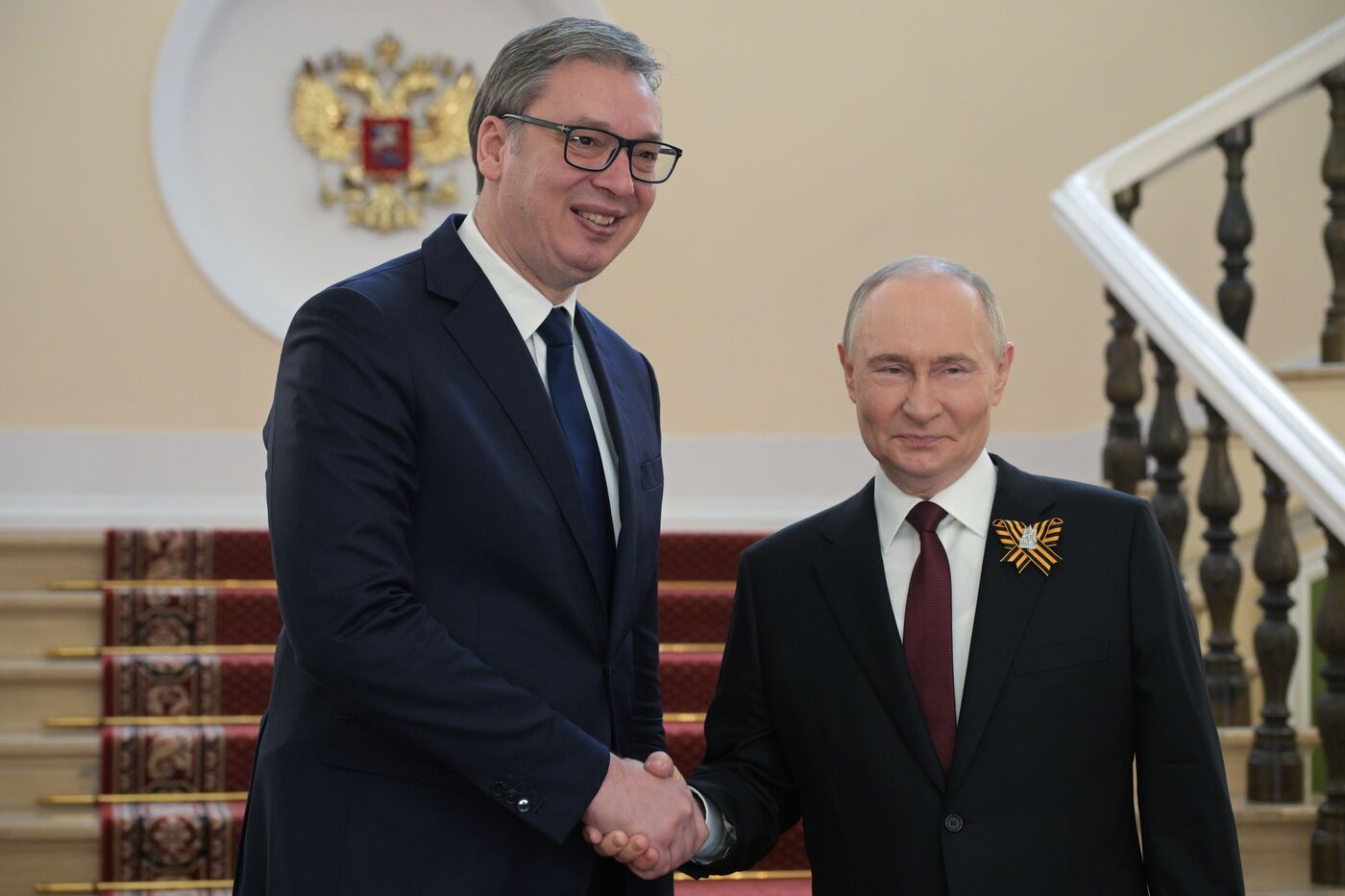 Встреча президента РФ В. Путина и иностранных лидеров