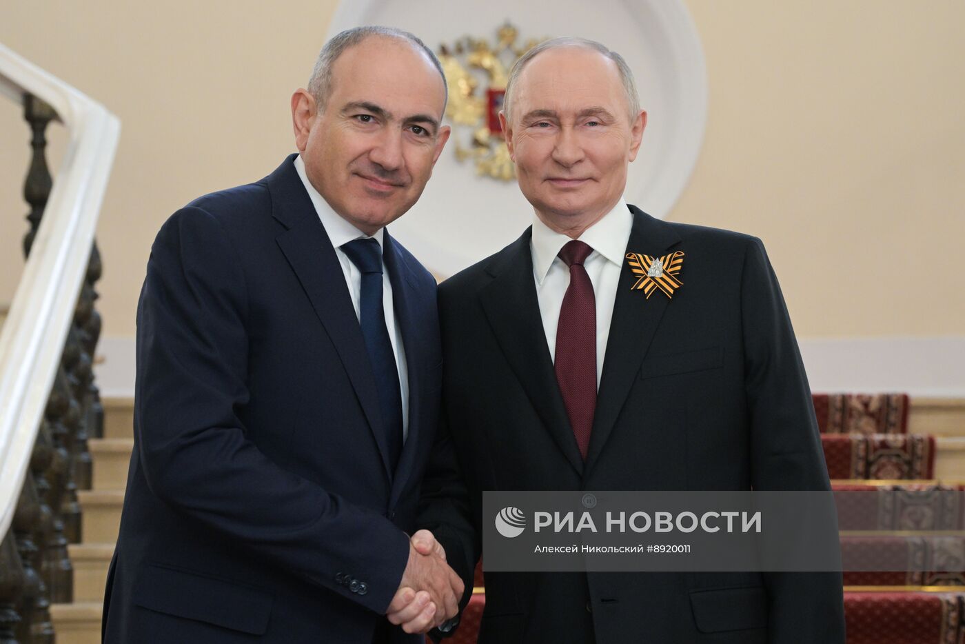 Встреча президента РФ В. Путина и иностранных лидеров