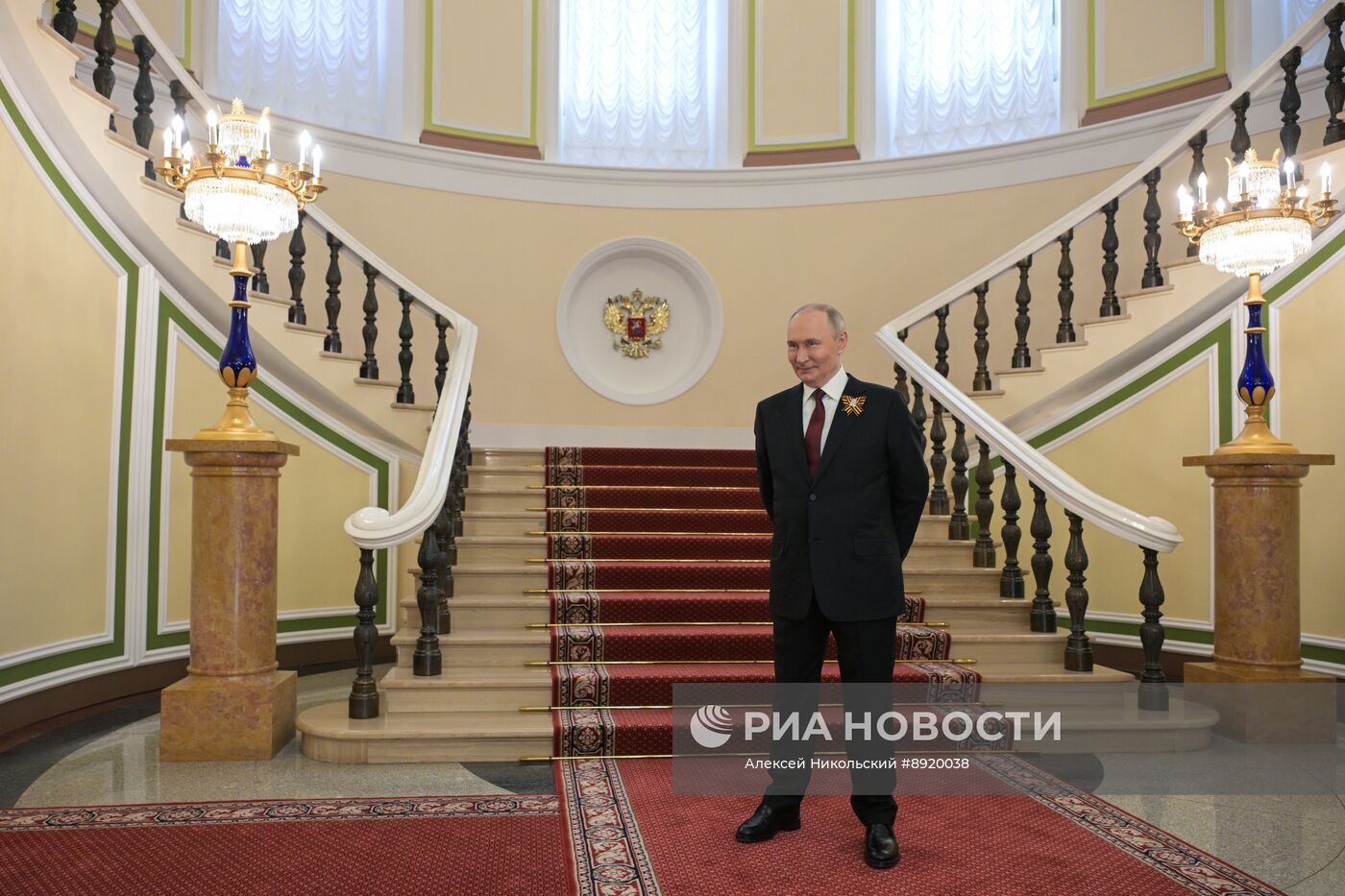 Встреча президента РФ В. Путина и иностранных лидеров