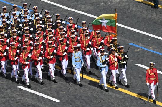 Москва. Военный парад, посвященный 80-летию Победы в Великой Отечественной войне