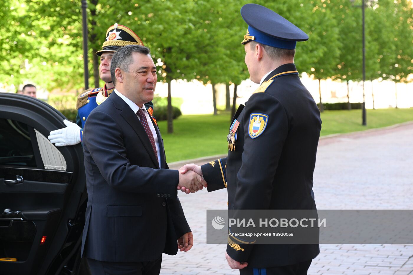 Встреча президента РФ В. Путина и иностранных лидеров