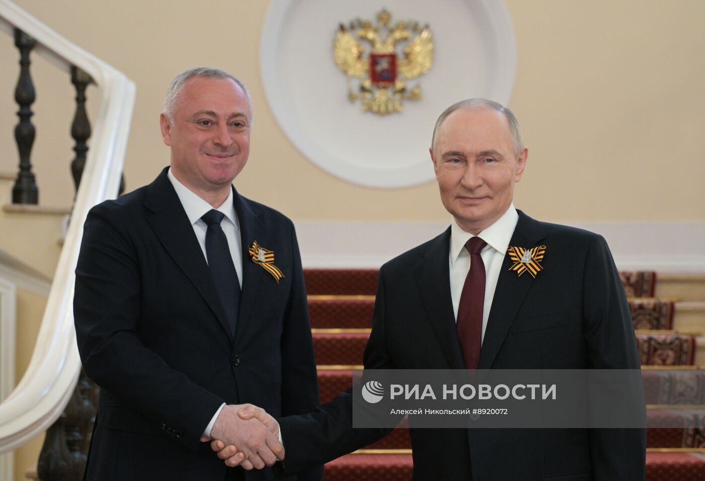 Встреча президента РФ В. Путина и иностранных лидеров