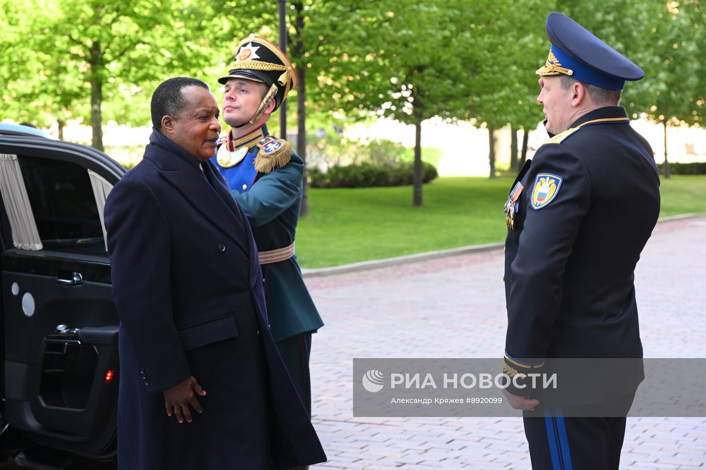 Встреча президента РФ В. Путина и иностранных лидеров