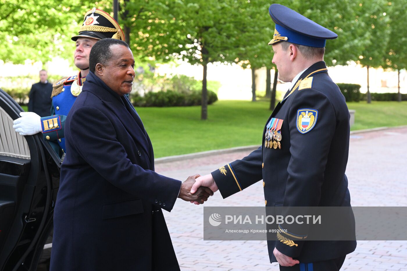 Встреча президента РФ В. Путина и иностранных лидеров