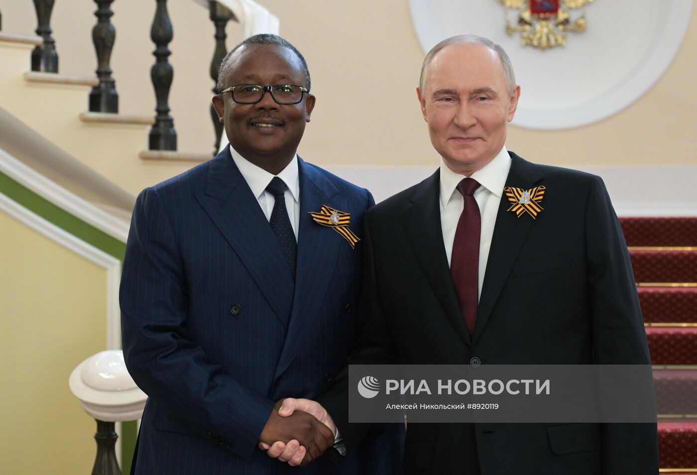 Встреча президента РФ В. Путина и иностранных лидеров