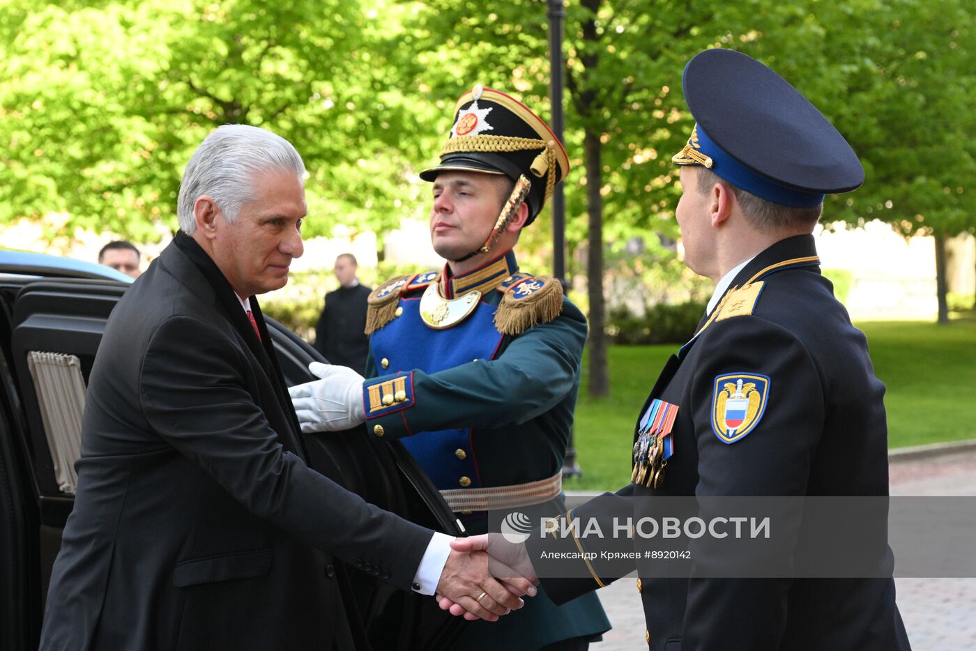 Встреча президента РФ В. Путина и иностранных лидеров