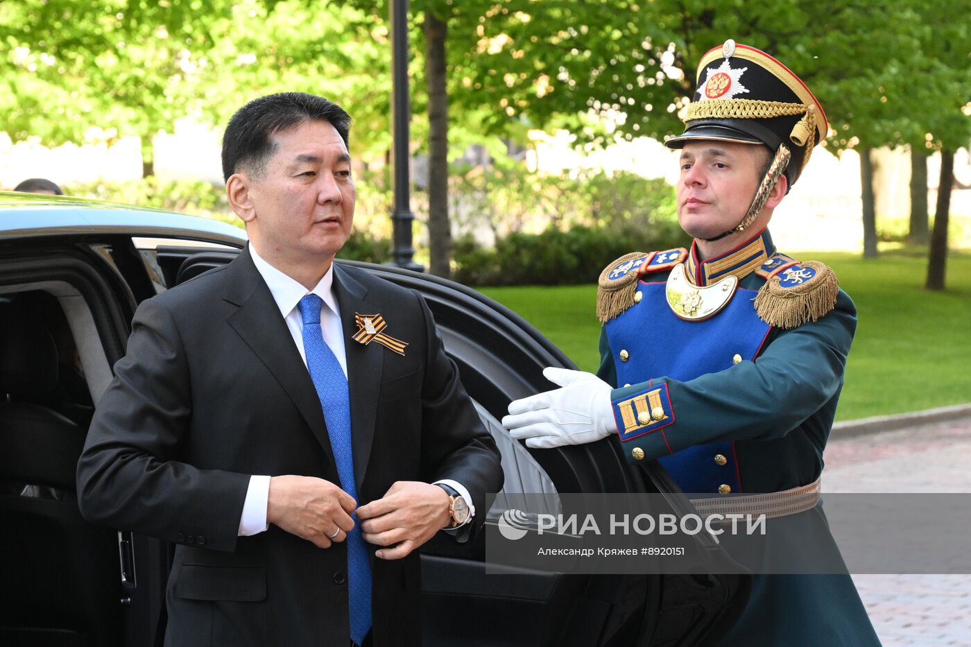 Встреча президента РФ В. Путина и иностранных лидеров