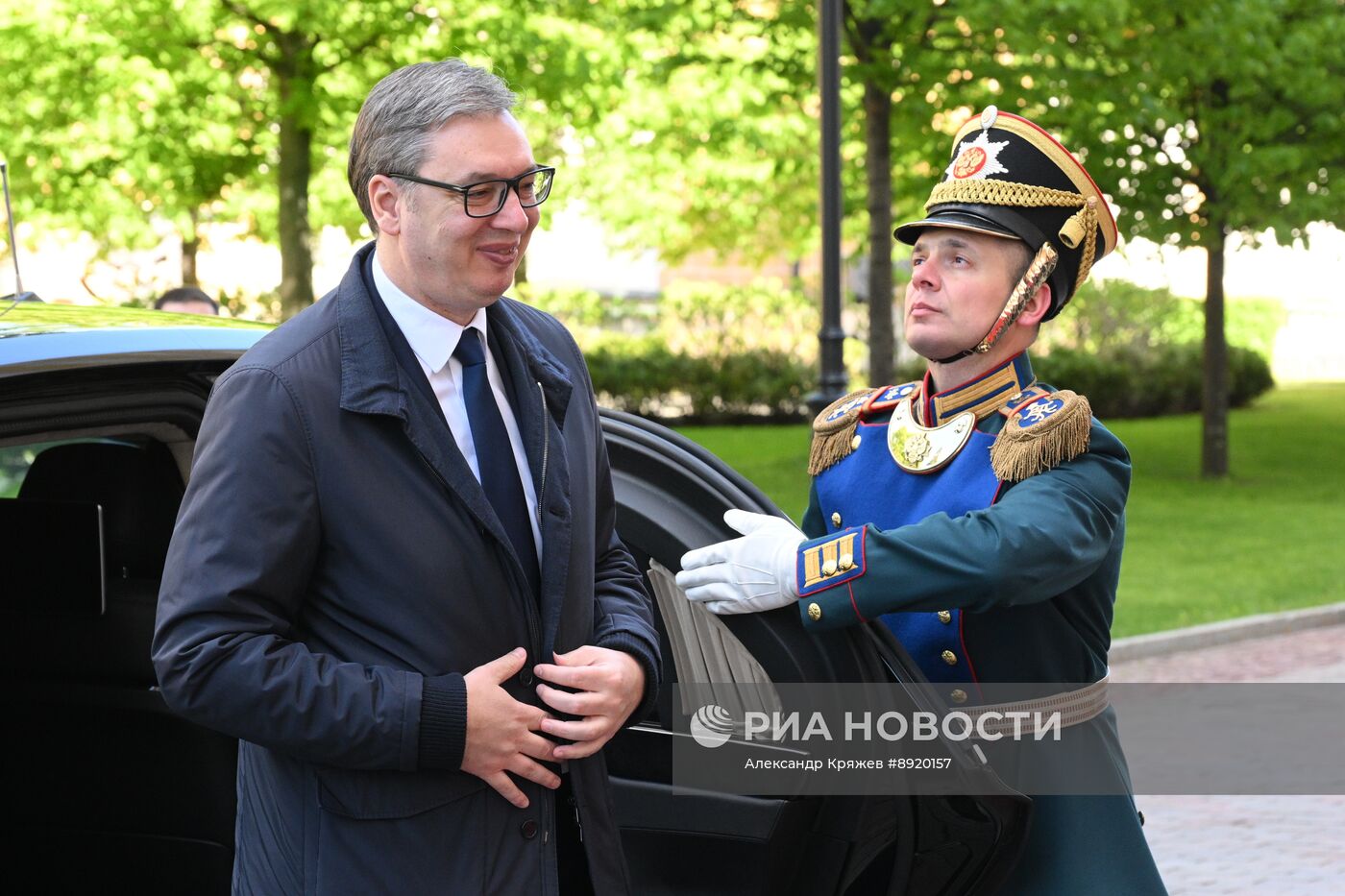 Встреча президента РФ В. Путина и иностранных лидеров