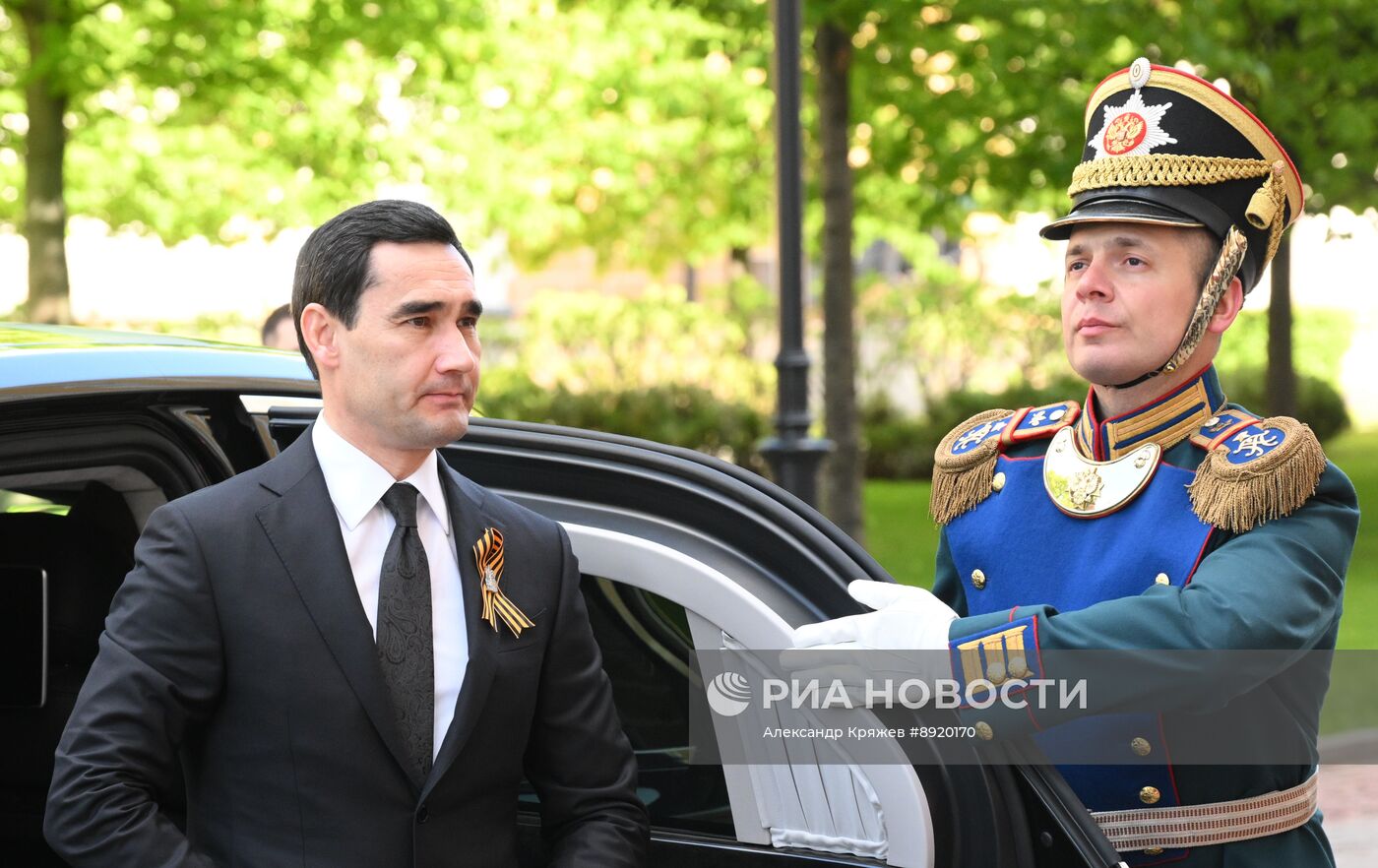 Встреча президента РФ В. Путина и иностранных лидеров