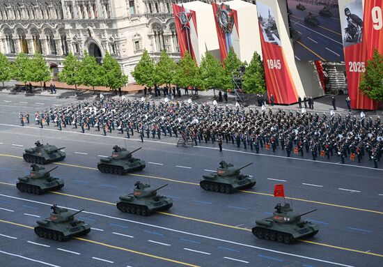 Москва. Военный парад, посвященный 80-летию Победы в Великой Отечественной войне