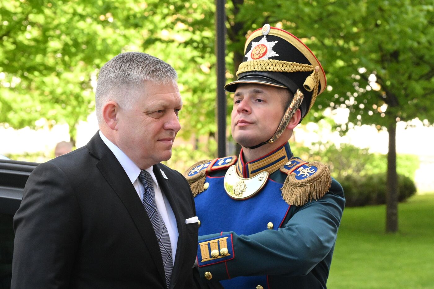 Встреча президента РФ В. Путина и иностранных лидеров